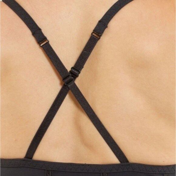 Lululemon Black Rehearsal Balletcore Faux Wrap Bust Baby Doll Y2K Tank Size 8 - Picture 4 of 12